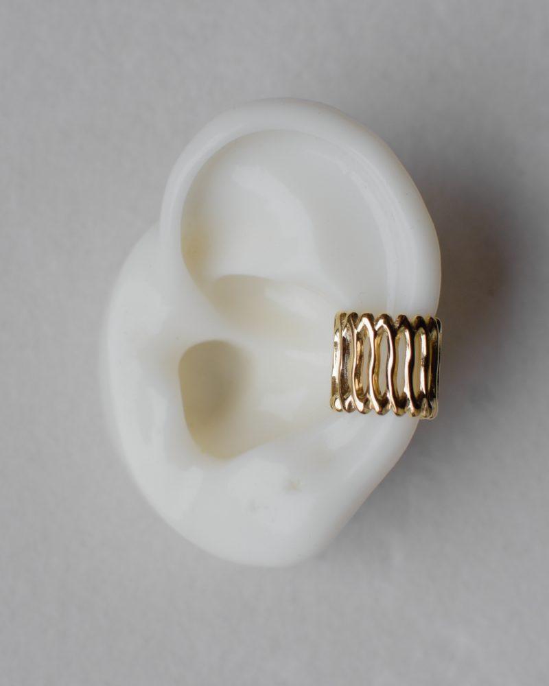 gold cage cuff